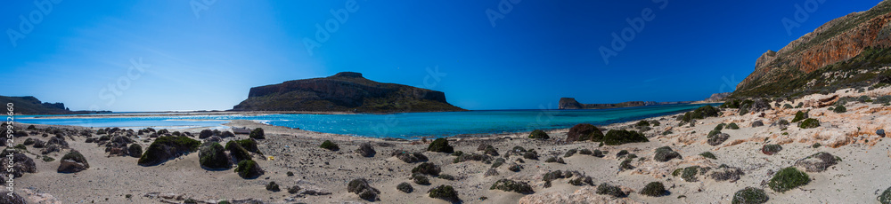 Playa de Balos en Creta. Prefectura de La Canea