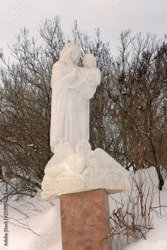 Raifsky Mother of God Monastery in winter photo