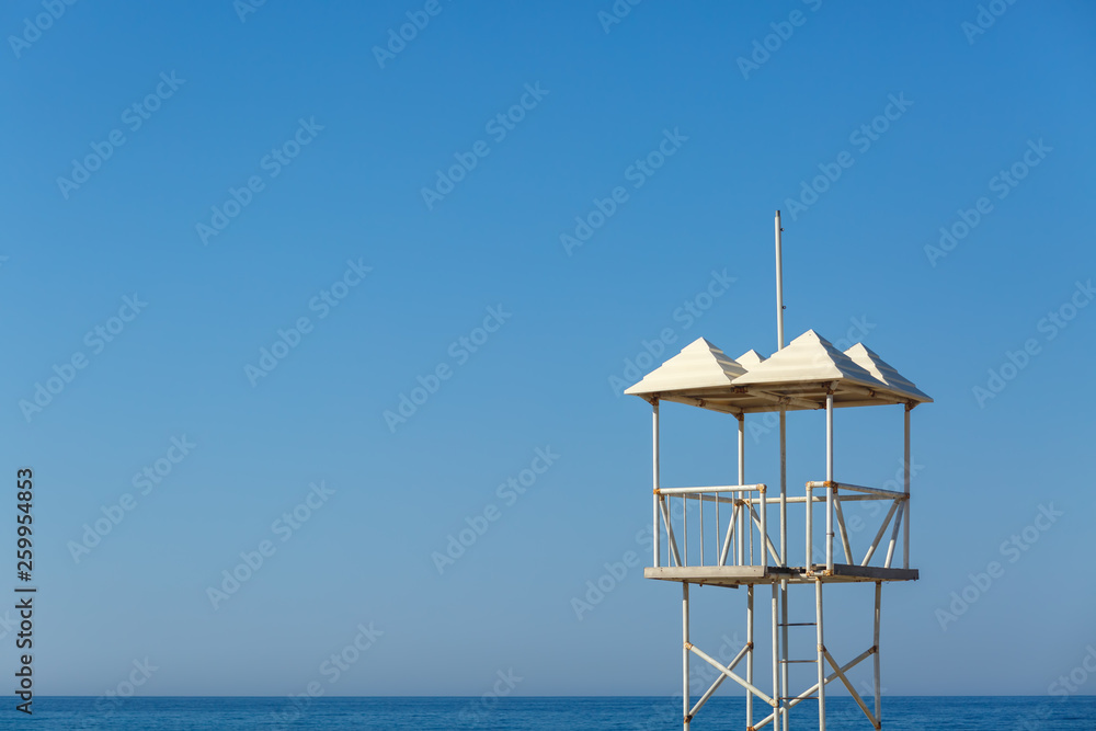 Beach rescue tower