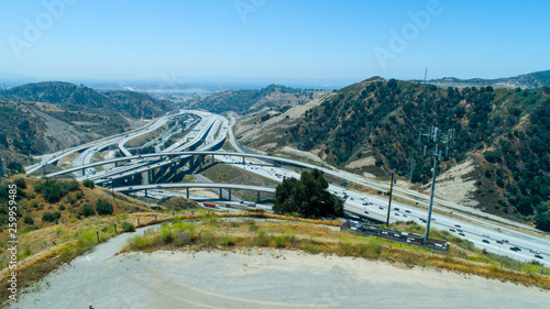 Newhall Pass California Highway