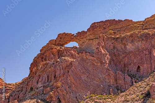 Double Arch in the Desert Mountains