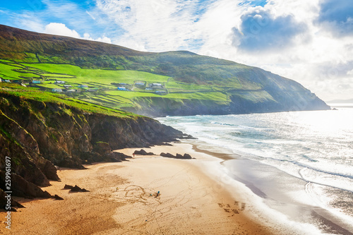 Fényképezés Ring of Kerry, Ireland, sandy beach