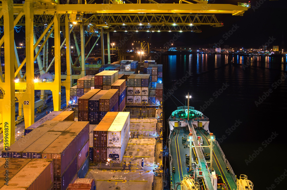 Container terminal Stock Photo | Adobe Stock