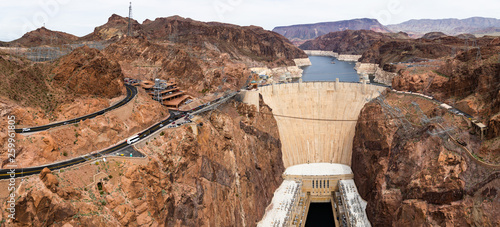 Canvas Print Hoover-Dam Panorama-View