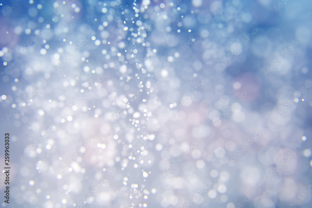 Glitter abstract lights background. Defocused bokeh illustration