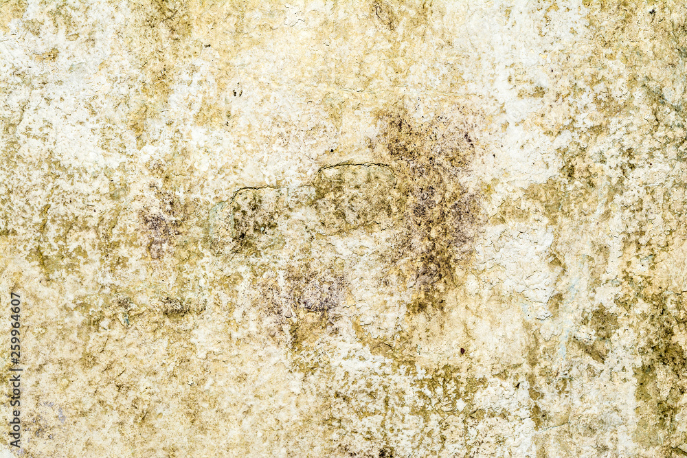 Fototapeta premium texture of old antique wall, destroyed layer of concrete wall plaster, dark grunge abstract background
