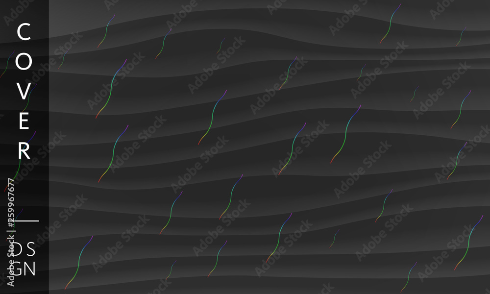 Dark modern background. Gray backdrop. Vector design template for poster, banner or any cover Dark modern background. Gray backdrop. Vector design template for poster, banner or any cover