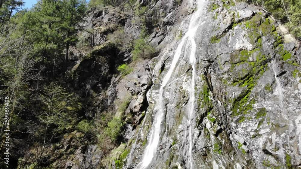 Rocky Brook Falls flows out of the Olympic National Park near Brinnon, Washington on Washington's Olympic Peninsula Rocky Brook Falls flows out of the Olympic National Park near Brinnon, Washington on Washington's Olympic Peninsula