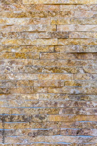 Stone wall texture background, panorama of stone wall, masonry background