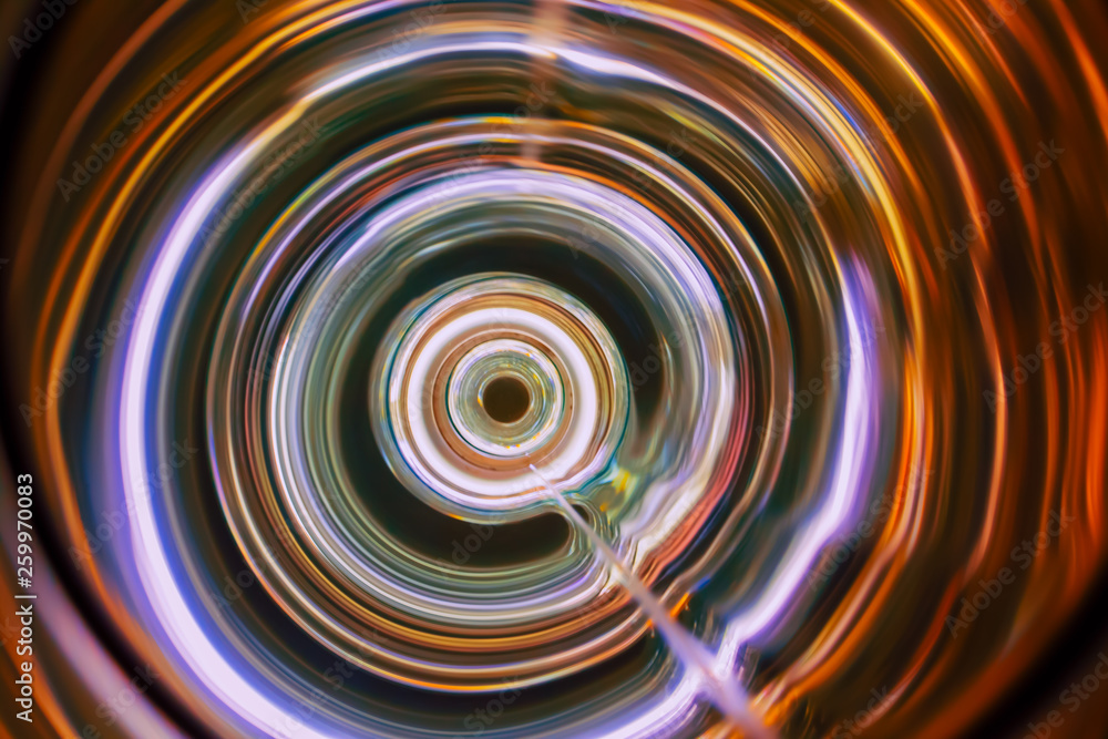 Sound waves in the dark in full color Sound waves in the dark in full color