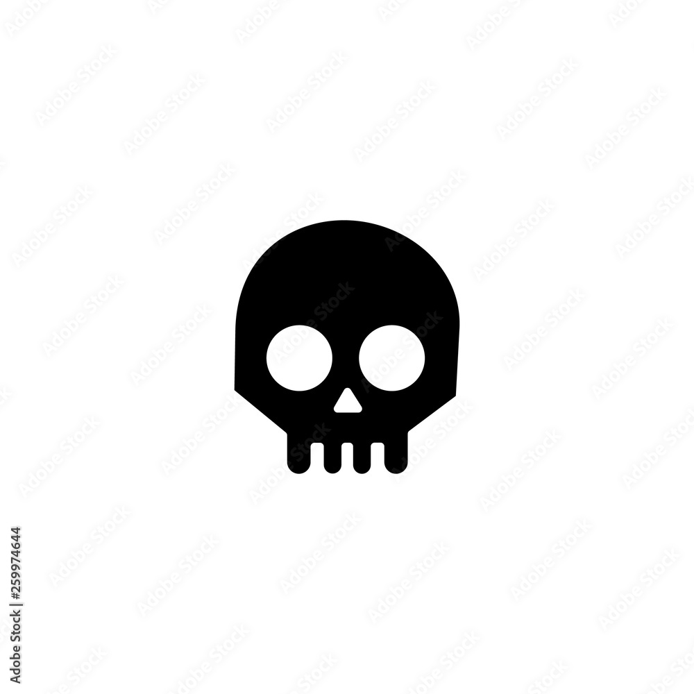 skull icon logo
