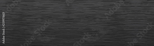 Panel kuchenny z motywem Panorama of Black modern brick wall texture and background seamless