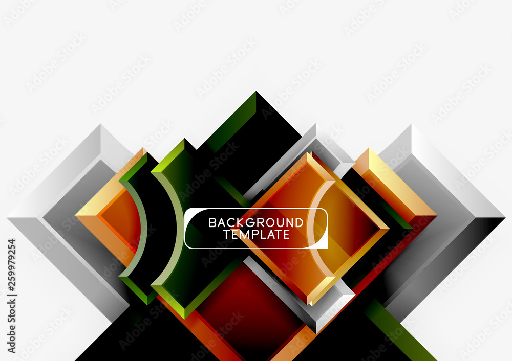 Geometric shapes abstract background Geometric shapes abstract background