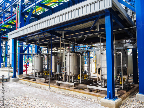 Chemical dosing systems in power plant.