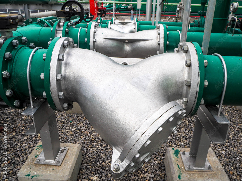 Strainer of pump of water systems in power plant which popular to apply in industry zone. Strainer of pump of water systems in power plant which popular to apply in industry zone.