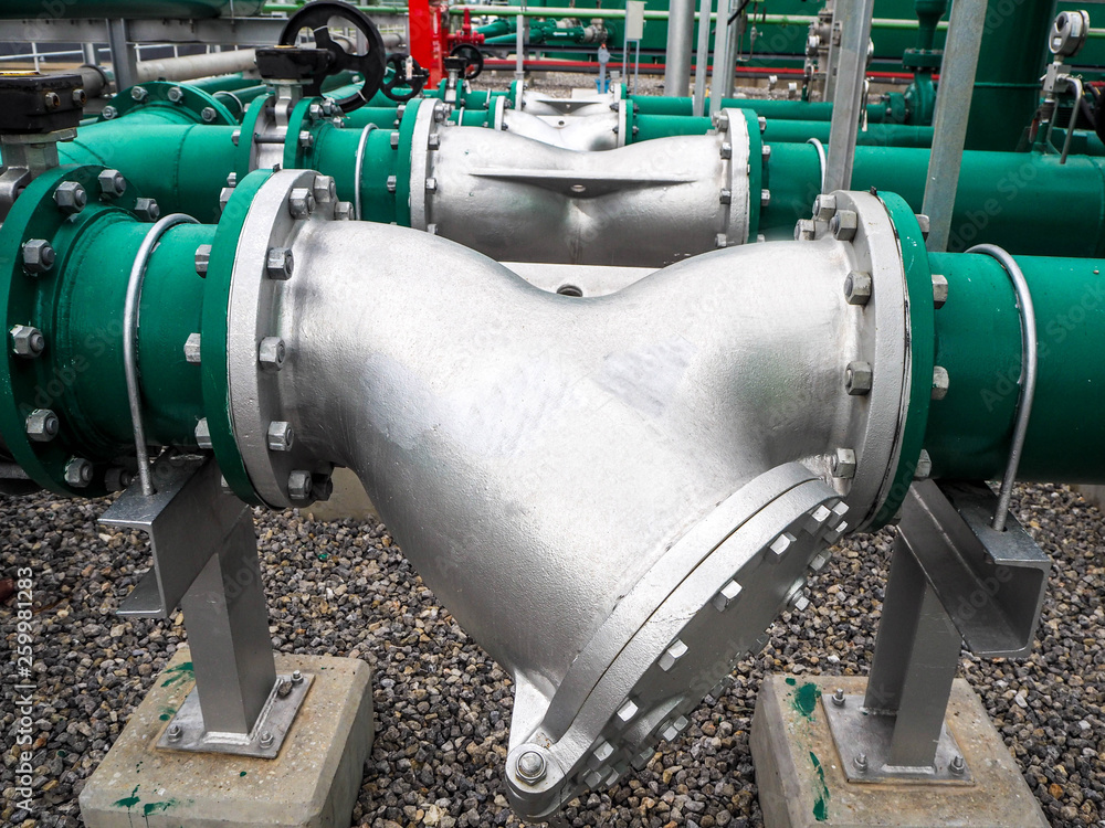 Strainer of pump of water systems in power plant which popular to apply in industry zone.