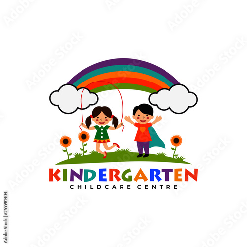 Kids Kindergarten Logo Templates