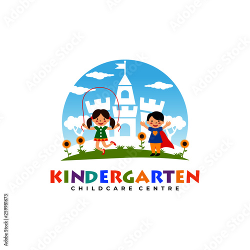 Kids Kindergarten Logo Templates