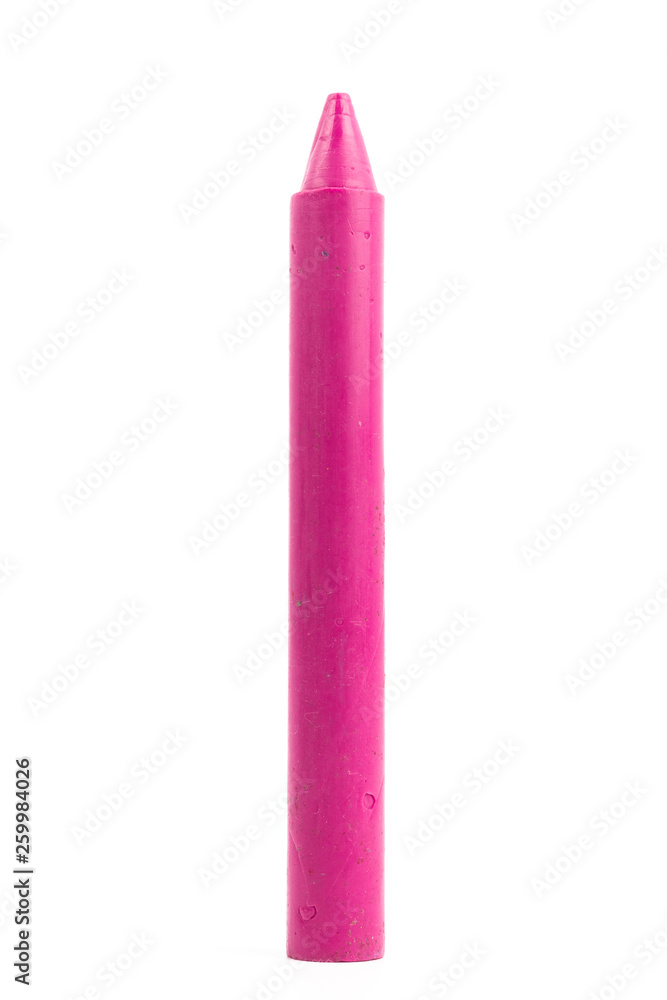 Crayon isolated on a white background object concept Crayon isolated on a white background object concept