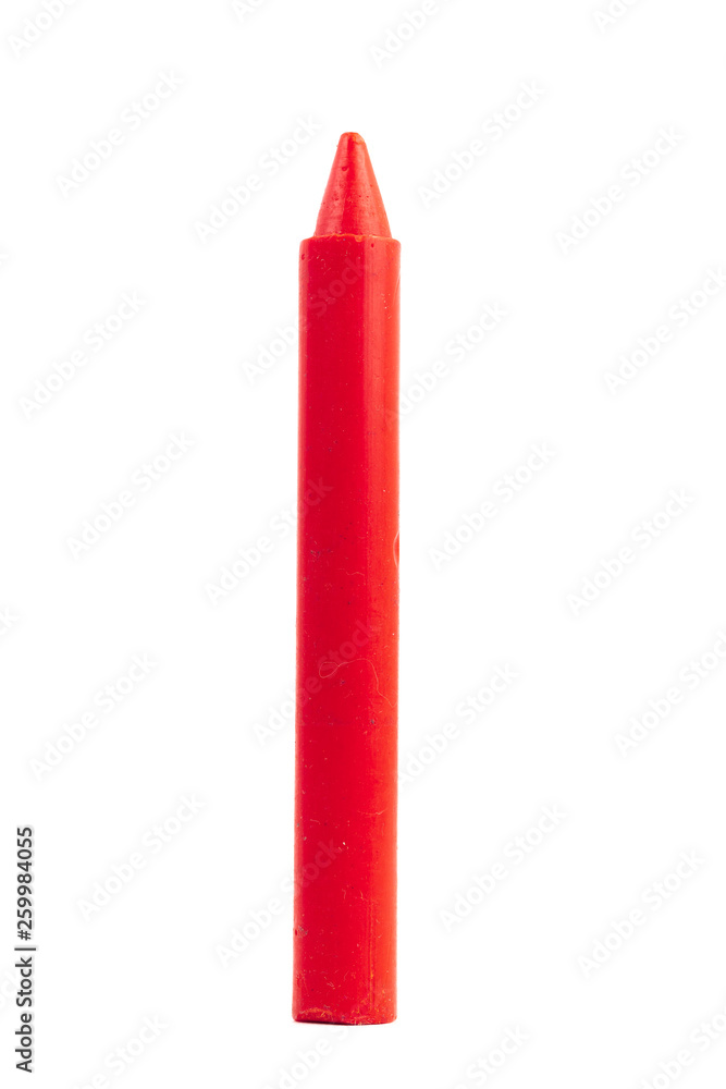 Crayon isolated on a white background object concept Crayon isolated on a white background object concept