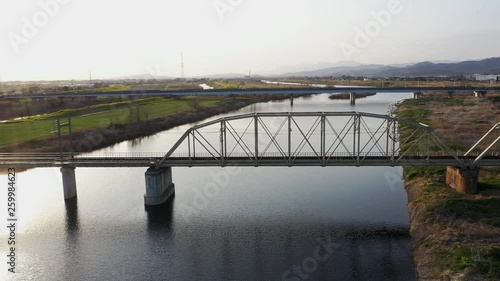 渡良瀬川と鉄道の線路