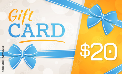 Gift Card, gift voucher - 20 dollars