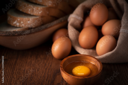 fresh chicken eggs, studio ...