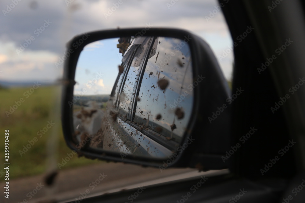 car on the road