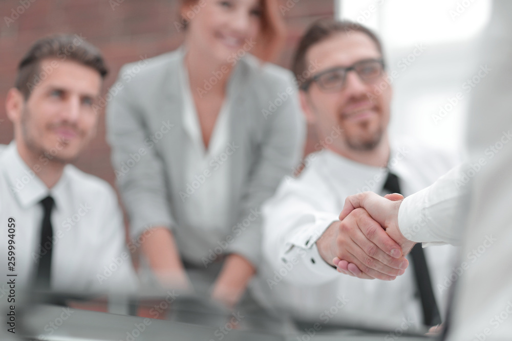 close up. handshake business partners. close up. handshake business partners.