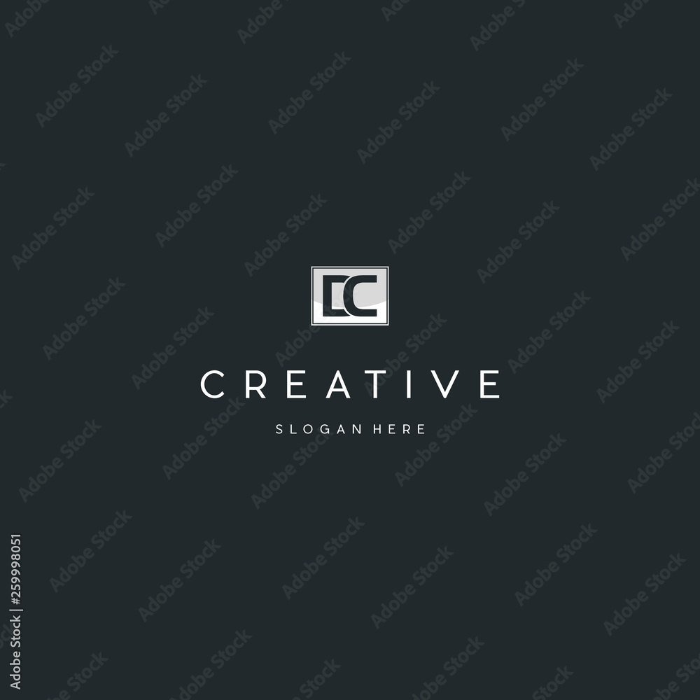 Abstract DC letter modern initial letter marks logo design, Abstract monogram letter DC logo icon design. Minimalist DC creative initial based vector template. Abstract DC letter modern initial letter marks logo design, Abstract monogram letter DC logo icon design. Minimalist DC creative initial based vector template.