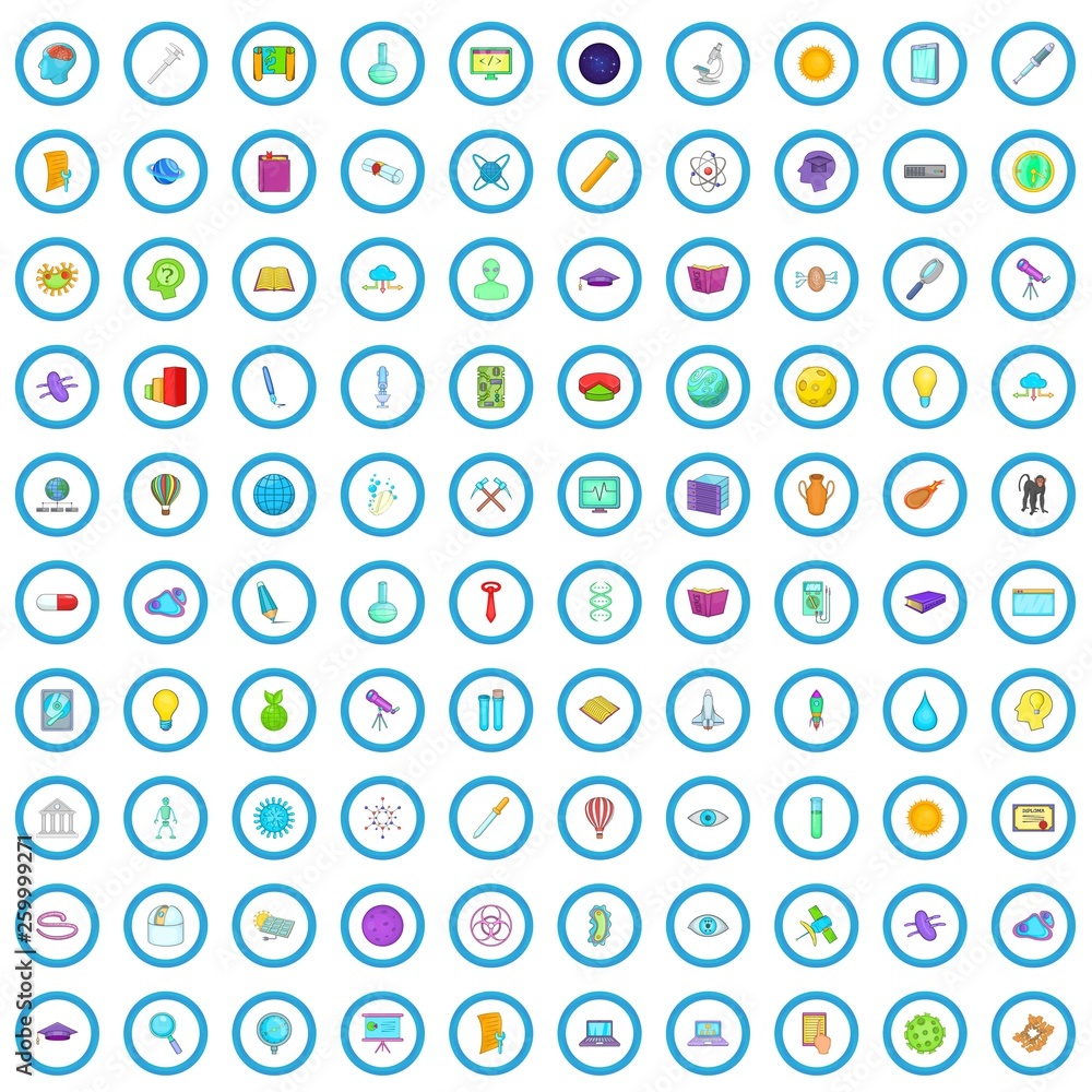 100 research and development icons set in cartoon style for any design vector illustration 100 research and development icons set in cartoon style for any design vector illustration