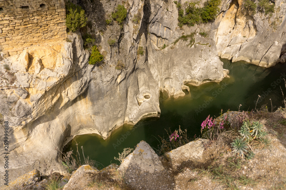 Fototapeta premium Rio Irati. Navarra. Foz de Lumbier