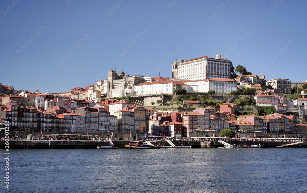 A view of Porto from Vila Nova De Gaia, Portugal