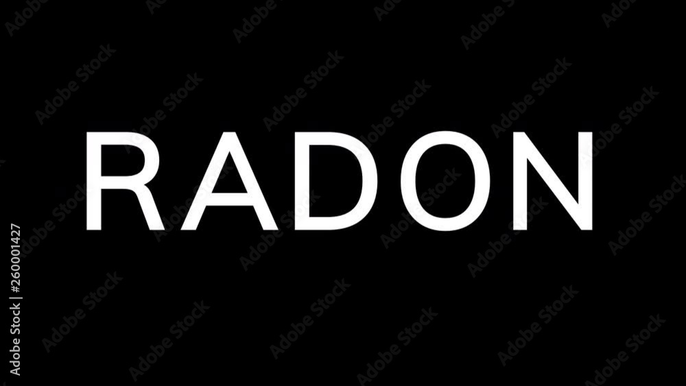 From the Glitch effect arises Element of periodic table RADON. Then the TV turns off. Alpha channel Premultiplied - Matted with color black
