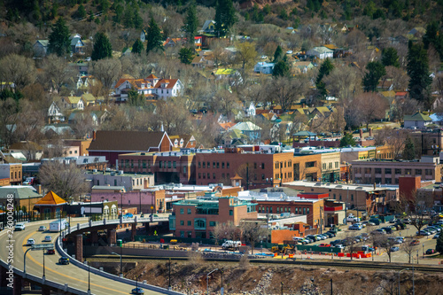 Downtown Glenwood Springs, Colorado on a Sunny Day photo