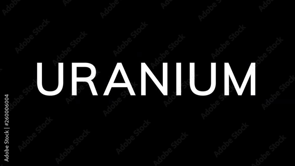 From the Glitch effect arises Element of periodic table URANIUM. Then the TV turns off. Alpha channel Premultiplied - Matted with color black From the Glitch effect arises Element of periodic table URANIUM. Then the TV turns off. Alpha channel Premultiplied - Matted with color black