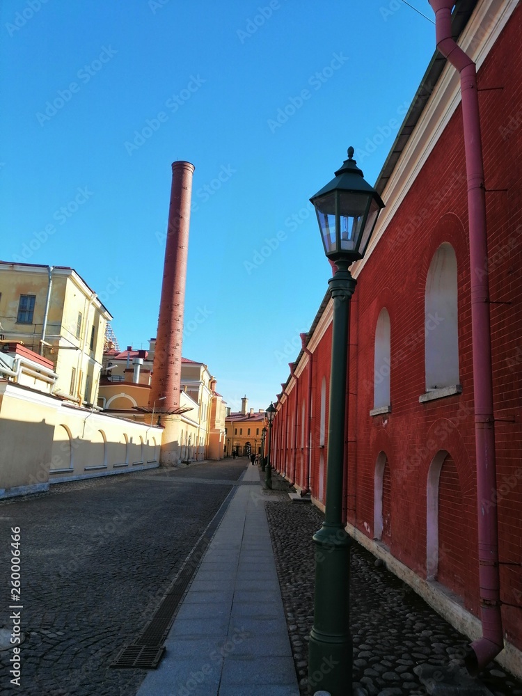 buildings in Peter and Paul fortress   