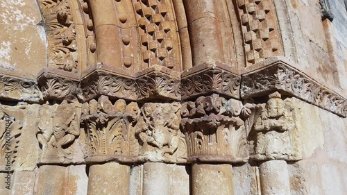 San Juan Church, Moarves de Ojeda, Montaña Palentina, Palencia, Castilla y Leon, Spain, Europe photo