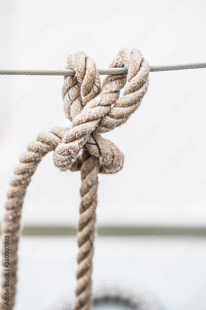 Cordage sur un bateau Cordage sur un bateau