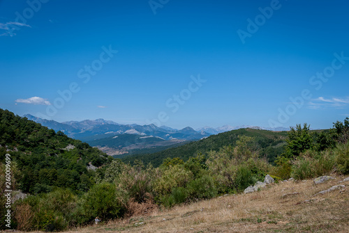 Landscape of the National Park of Fuentes Carrionas. Palencia photo