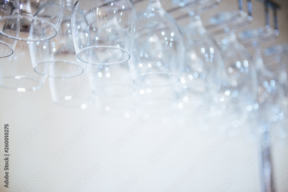 Blurred glasses with bokeh Blurred glasses with bokeh