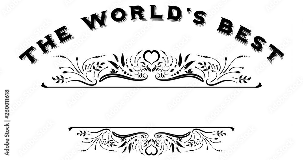 A happy, bouncing “The World's Best Daughter!” changing shape. A happy, bouncing “The World's Best Daughter!” changing shape.