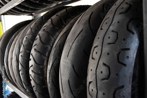 Motorcycle tire shop
