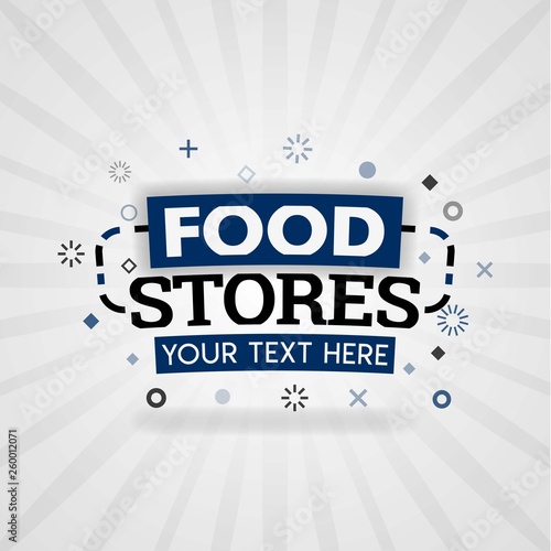 Purple logo template for food stores. for promotion, advertising, marketing. Can be for food application cover, culinary logo, food shop logo, restaurant web cover, cookbook, cooking dish book, web