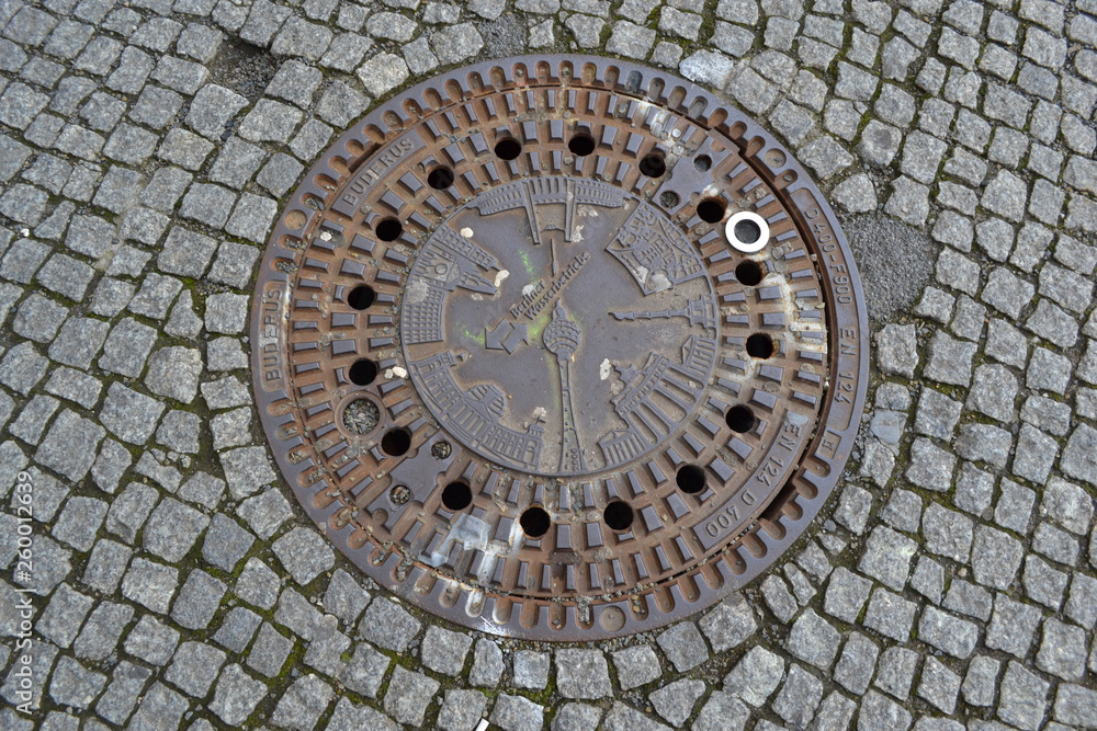 Sewer manhole. Berlin