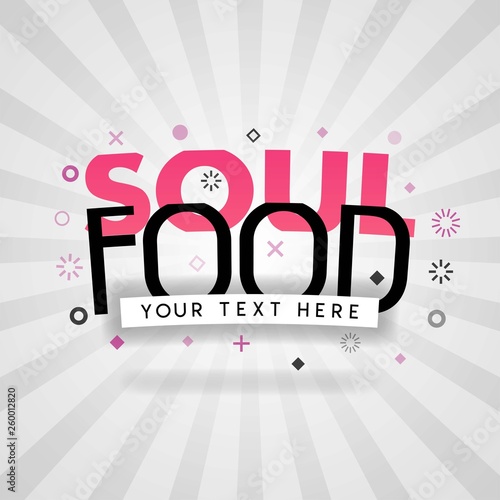 Pink logo for soul food. for recipe websites, food blog, today recipes, buy food mobile app, free recipes book, cheap culinary books, cookbook recipes web, best recipe websites, dish restaurant web