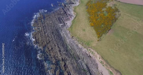 East Cork - South coast of Ireland. Beautiful place - rocky coastline with lots of stone beaches around and cliffs. photo