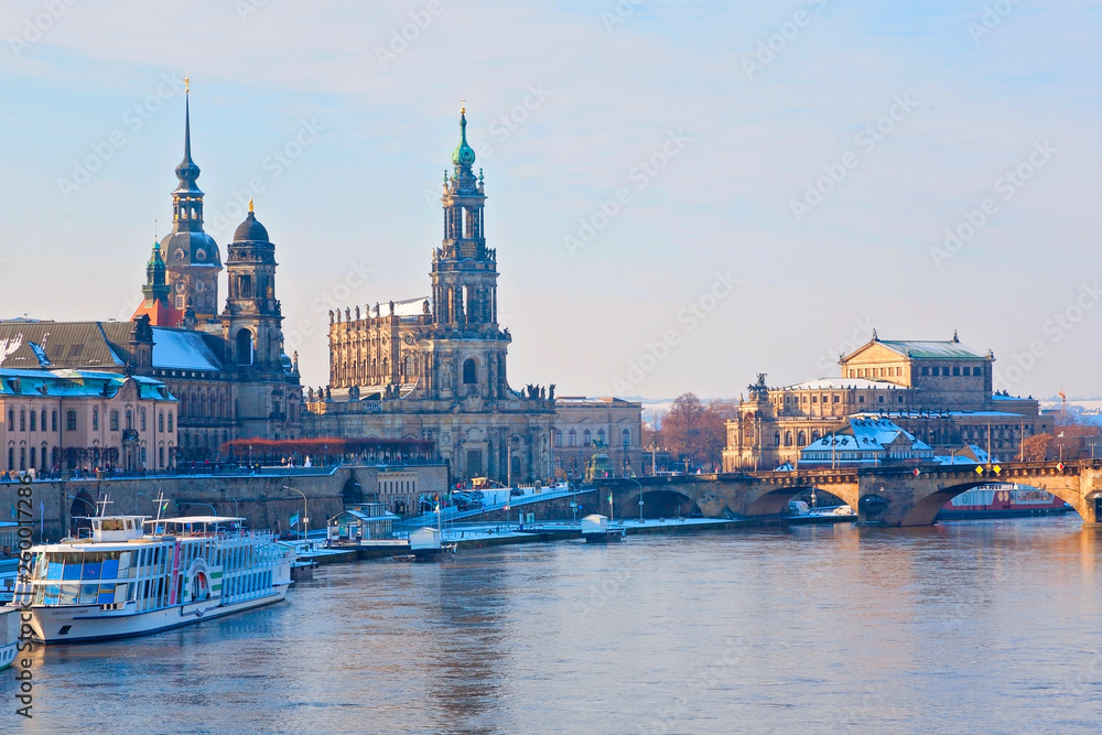 Dresden im Winter, Deutschland Dresden im Winter, Deutschland