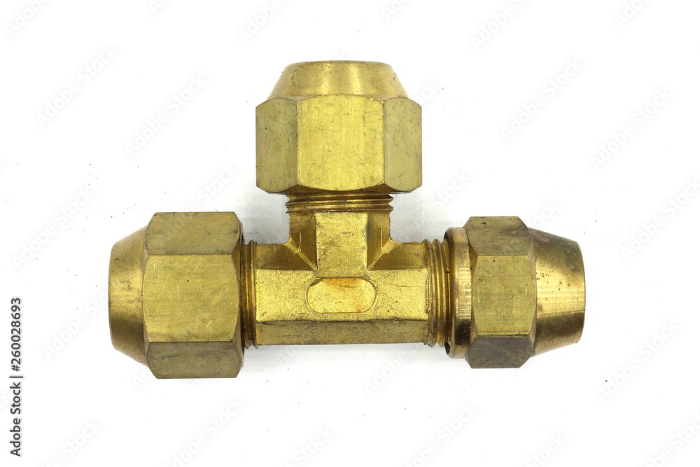 Service valves, for air condition parts service outdoor unit, ac parts, isolated on white background Service valves, for air condition parts service outdoor unit, ac parts, isolated on white background