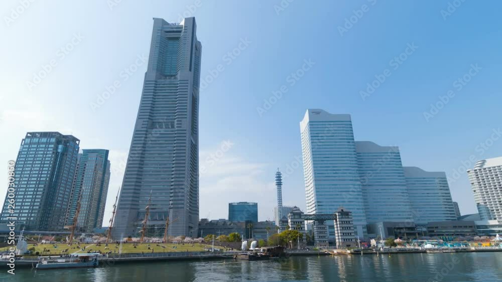 横浜・みなとみらい・回転タイムラプス 横浜・みなとみらい・回転タイムラプス